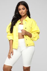 C&#39;est sur moi la veste - jaune - Fashion Nova