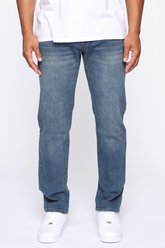 Myles Athletic Jeans - Délavage moyen - Fashion Nova