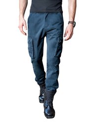 Pantalon cargo pour hommes avec ceinture utilitaire Poche multi-usage Léger Décontracté Droite Coupe Sergé Coton Travail Extérieur - Ma Croix