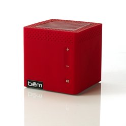 Haut-parleur mobile sans fil Bluetooth BEM avec boutons tactiles - Rouge - Bem Wireless