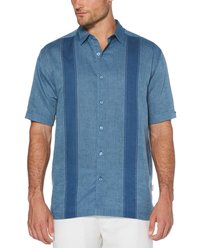 Chemise à panneaux teintés en fil classique - Cubavera
