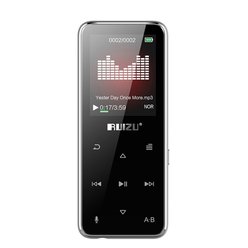 RUIZU X16 Lecteur MP3 MP4 8 Go numérique Écran de 1,8 pouces Haut-parleur Bluetooth Lecteur de musique Lecteur audio et vidéo sans perte Enregistrement de radio FM Enregistrement de livre électronique Lecture d&#39;une carte TF Lecture et lecture avec un  - RUIZU