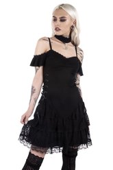 Robe noire corset magique [B] - Killstar