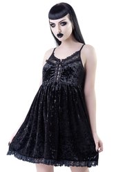 Ashbury&#39;s Angel Velvet Dress - Killstar