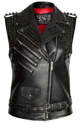 Doom Leather Vest [VEGAN] - Killstar