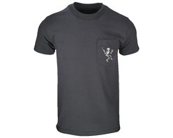 Suavecito X Social Distortion - T-shirt à poche grise - Suavecito