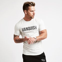 Vanquish unité t-shirt en blanc - Vanquish Fitness