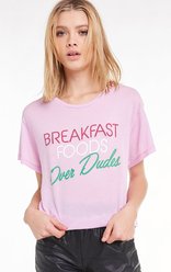 Foods Over Dudes Manchester Tee | Crêpe - Wildfox